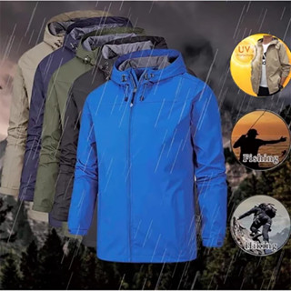 💥ถูกที่สุด💥 เสื้อแจ็คเก็ตกันลม เสื้อแจ็คเก็ตกันน้ำ  กันน้ำระ…