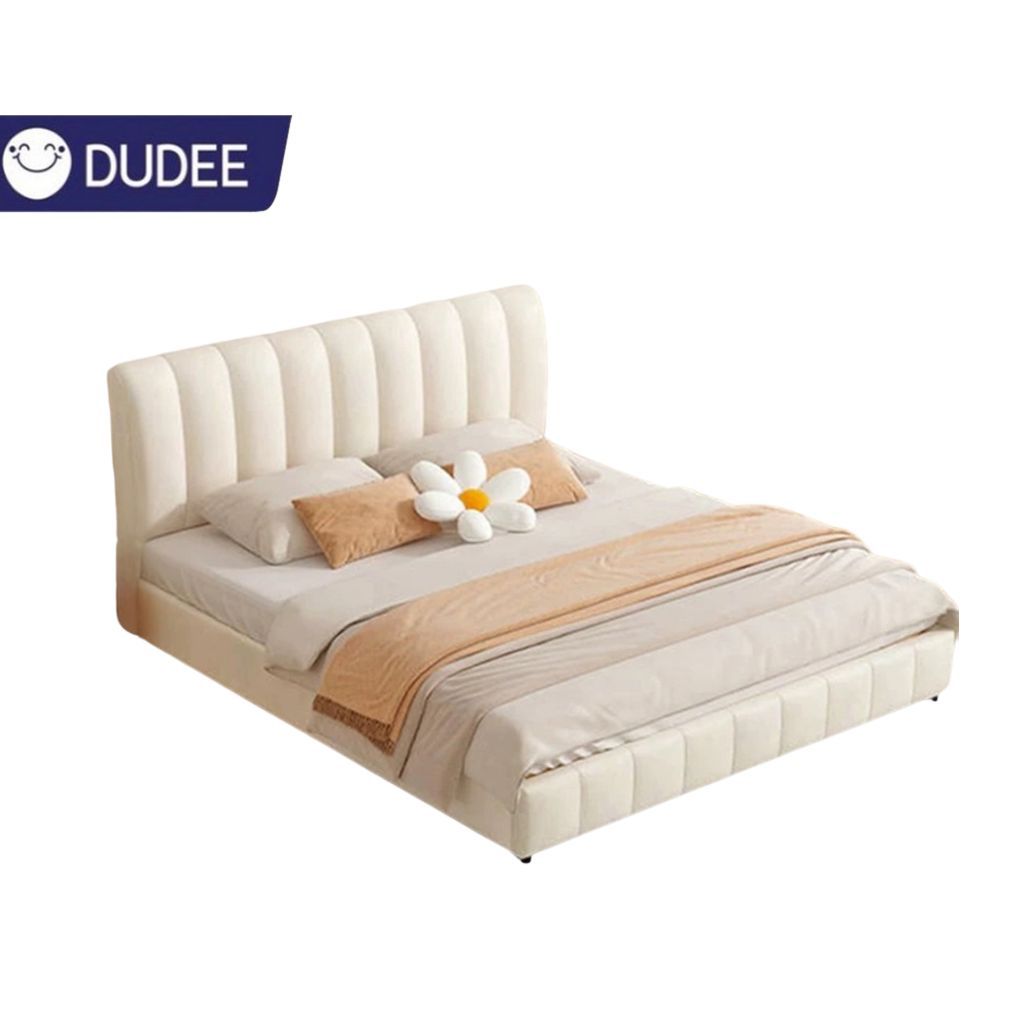 DUDEE เตียงนอน รุ่น SF023 สไตล์มินิมอล สุดน่ารัก เบาะหนานุ่ม นอนสบาย กทม. (ติดตั้งฟรี) **อ่านเนื้อหา