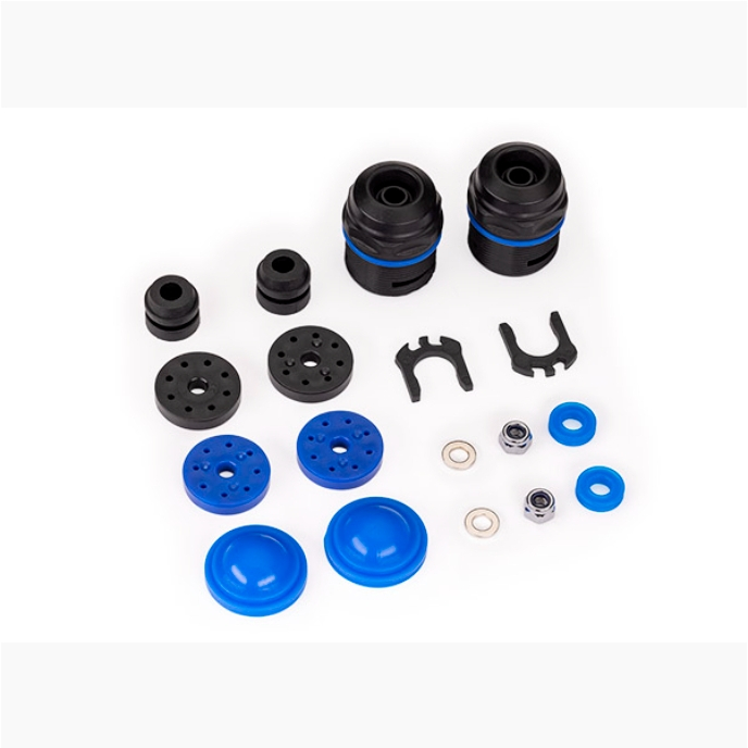 TRAXXAS 7762X Rebuild kit, GTX shocks (lower cartridge, assembled, pistons, piston nuts, bladders) (