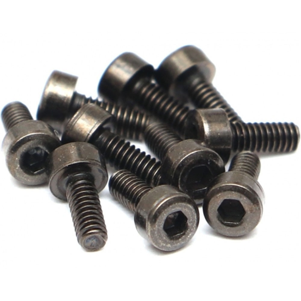 น๊อต BRASCH2005 : Boom Racing M2x5mm Socket Cap Screw 12.9 Grade Nickel Plated Screws (10)