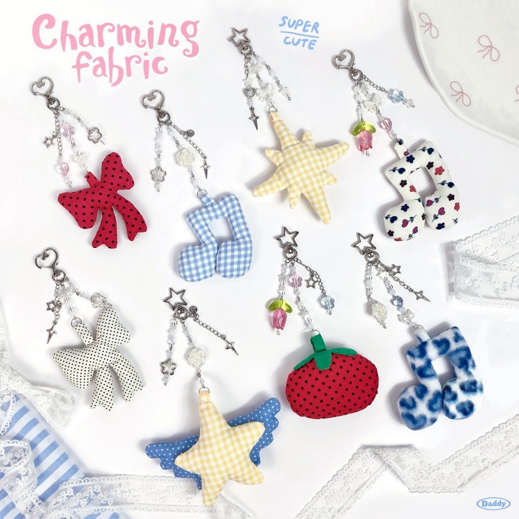 DADDY | Daddy Charming Fabric ที่ห้อยกระเป๋า สุดน่ารัก