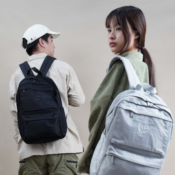 Bagsbird รุ่น BM05 กระเป๋าเป้ผ้ากันนํ้าขนาด 16 นิ้ว ใบใหญ่ฟังก์ชันจุของเยอะ อยู่ทรง ไม่หนัก