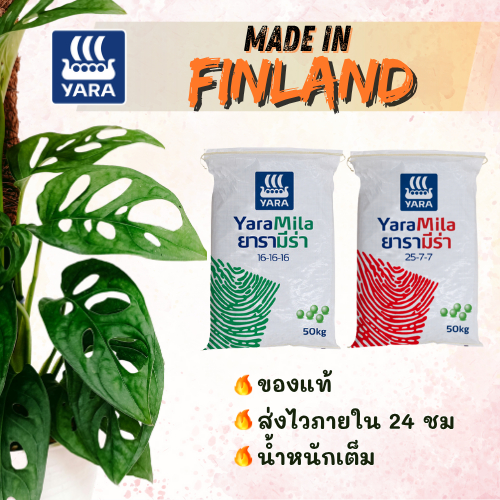 ปุ๋ย ยารามีร่า แบ่งขาย 16-16-16 , 25-7-7