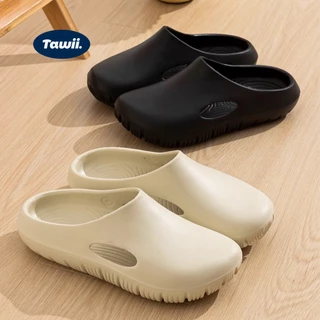 Tawii. รองเท้าแตะ กันลื่น สลิปเปอร์ Slip-ons เบา นุ่ม รองเท้าลำลองผู้ใหญ่ ใส่สบาย รองเท้าแตะกลางแจ้ง