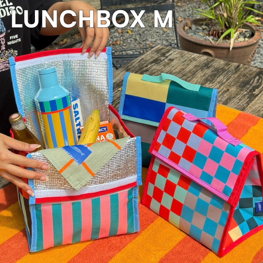 Sardine Lunch box กระเป๋าเก็บความเย็น ความร้อน แบบพกพา Size M ขนาด 24*24*18 CM