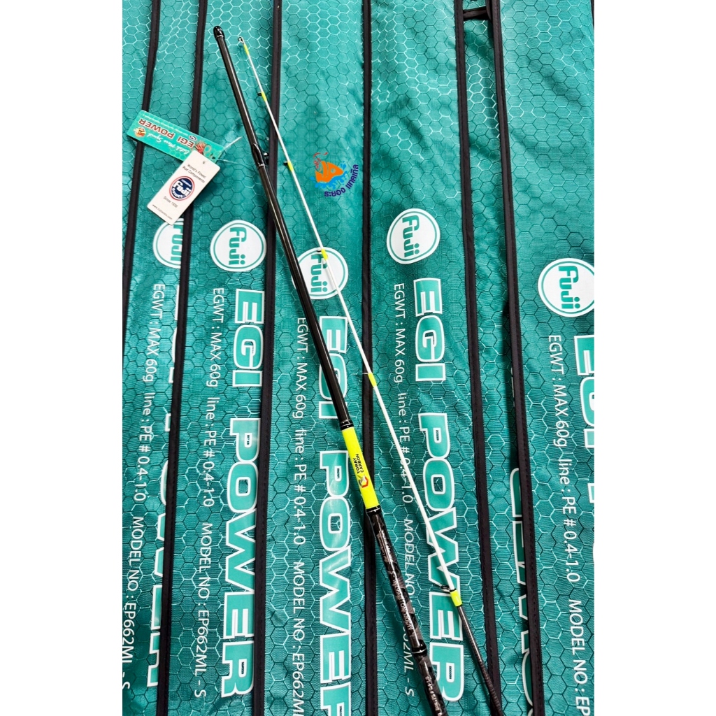 คันตกหมึก Jack way รุ่น Egi Power EP662ML-S, Max 60g, Pe 0 4-1.0 ปลาย Solid