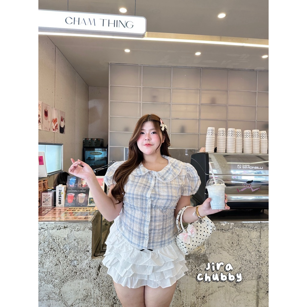 ✅ลดแรงโปรเปิดร้าน+ส่งฟรี✅ พร้อมส่งครบสี✅เสื้อคอบัวแต่งลูกไม้ มีเชือกพูกหลัง กระดุมถอดติดใช้งานได้จริง - รูปที่ 3