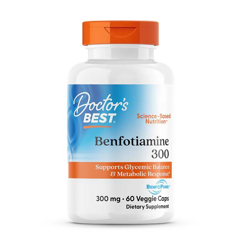เบนโฟไทอามีน Doctor's Best, Benfotiamine with BenfoPure