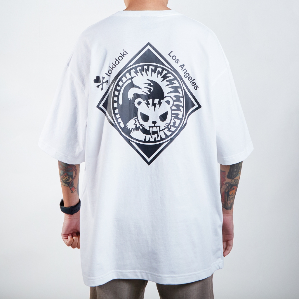 TOKIDOKI เสื้อยืดใส่ได้ทั้งชายและหญิง TIGER SALARY MAN S/S TEE 2025