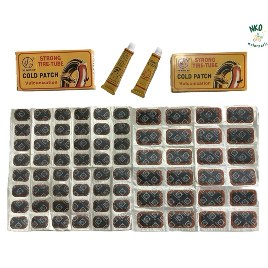 (ส่งไว-ส่งฟรี) สติมปะยาง (เล็ก-ใหญ่) + กาวปะยาง / เล็ก (ไซส์ M 48 ดวง) / ใหญ่ (ไซส์ L 24 ดวง) #สติมThumbs up #ราคาช่าง