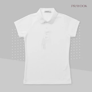 เสื้อโปโล Simply White (SWW01) ทรงผู้หญิง