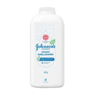 จอห์นสัน แป้งเด็ก คอร์นสตาร์ช คลาสสิค เบบี้ พาวเดอร์ 400 ก. Johnson's Baby Cornstarch Classic Powder 400 g.