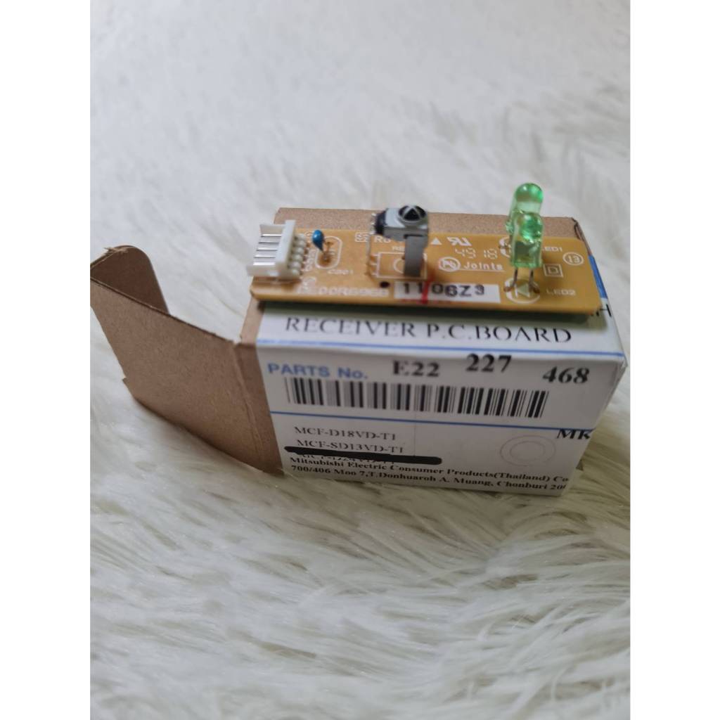 E22227468 แผงรับสัญญาณรีโมทแอร์  Mitsubishi Electric  รุ่น  MCF-D18VD-T1  MCF-SD13VD-T1