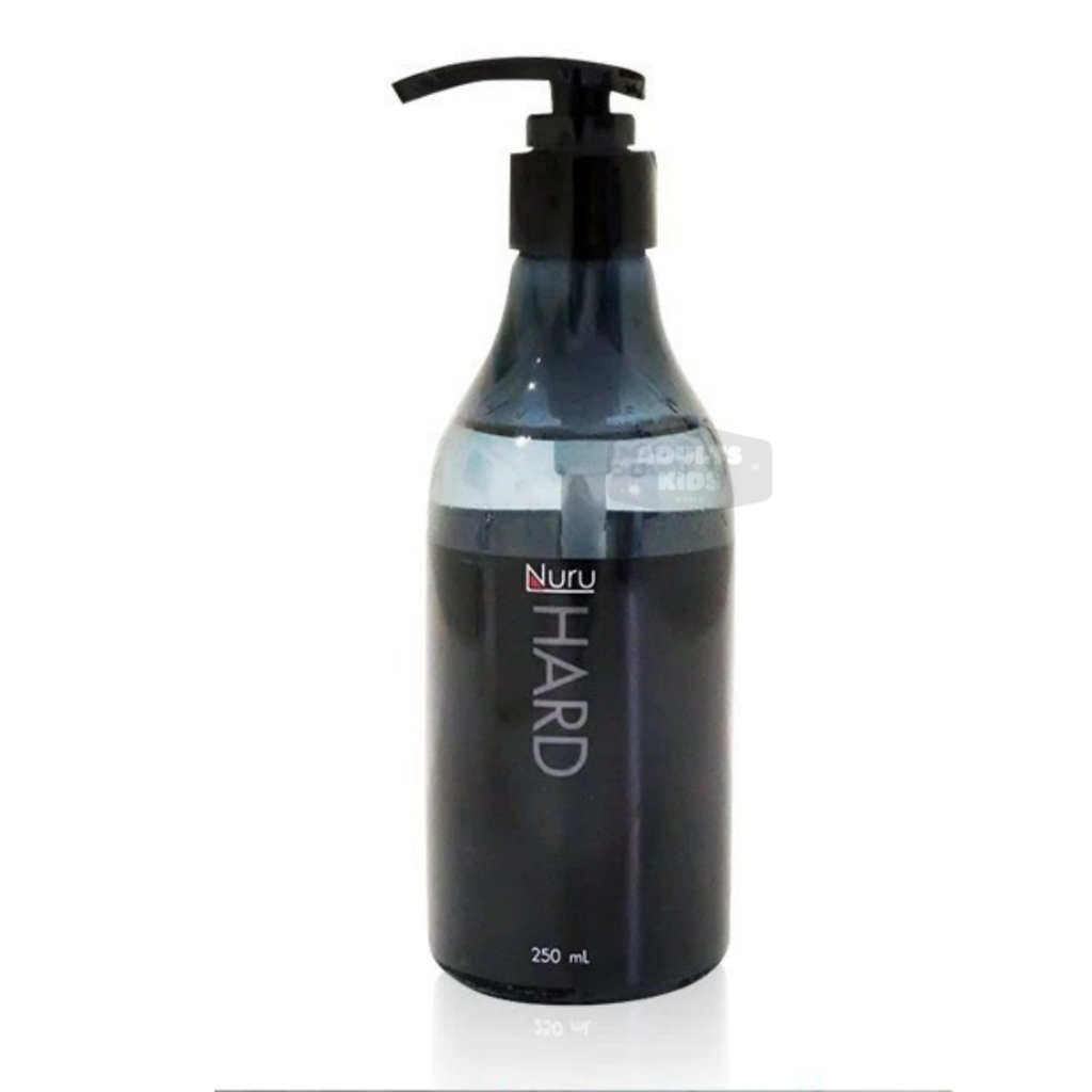 Nuru Gel Hard 250 mL. นูรุ เจลหล่อลื่น รุ่น ฮาร์ด สูตรแห้งช้ามาก จากหนัง AV สูตรน้ำ ขนาด 250 mL [ 1 ขวด ]]