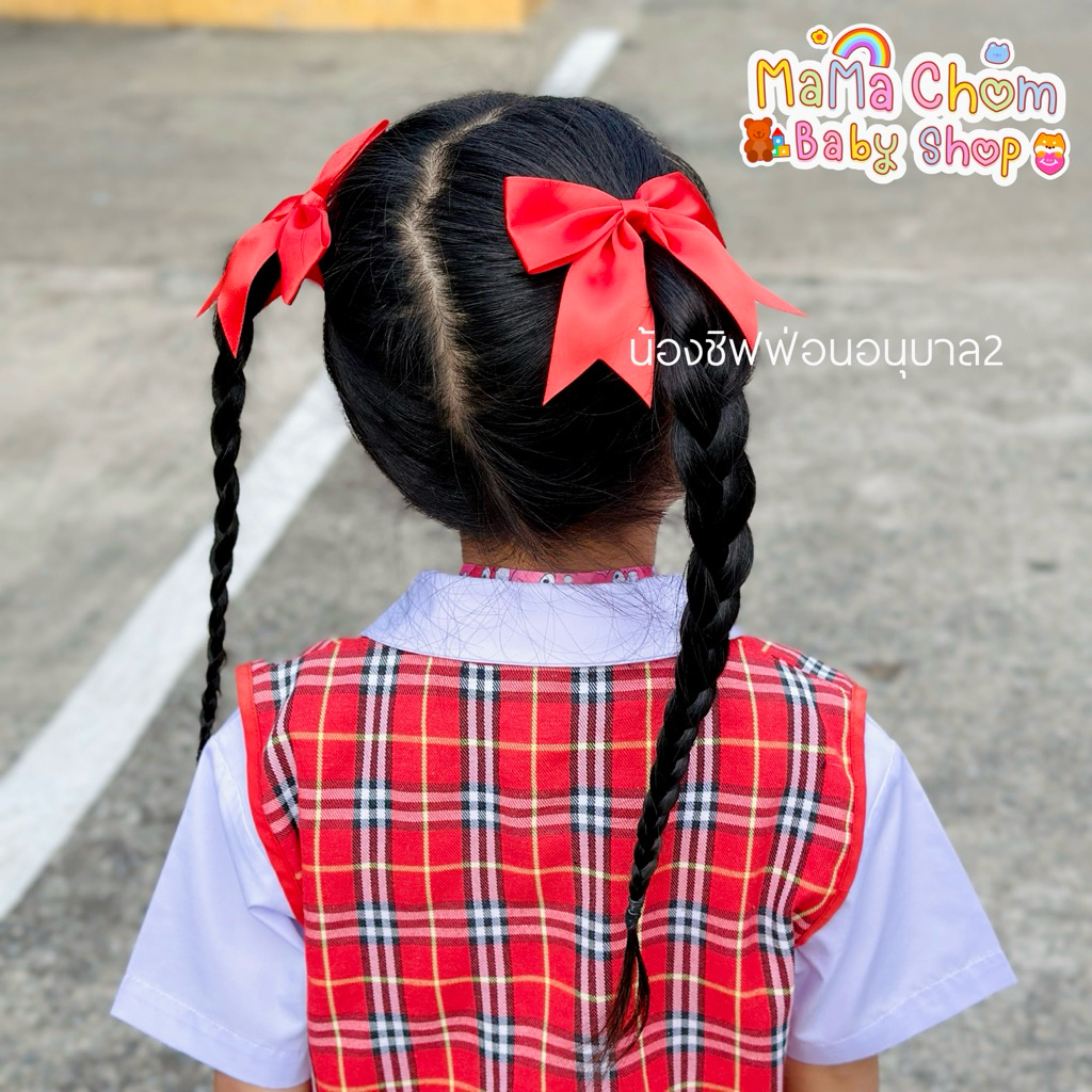 🇹🇭พร้อมส่ง🇹🇭กิ๊บโบว์ติดผมเด็ก โบว์นักเรียน กิ๊บเด็กอนุบาลประถมน่ารัก - รูปที่ 4