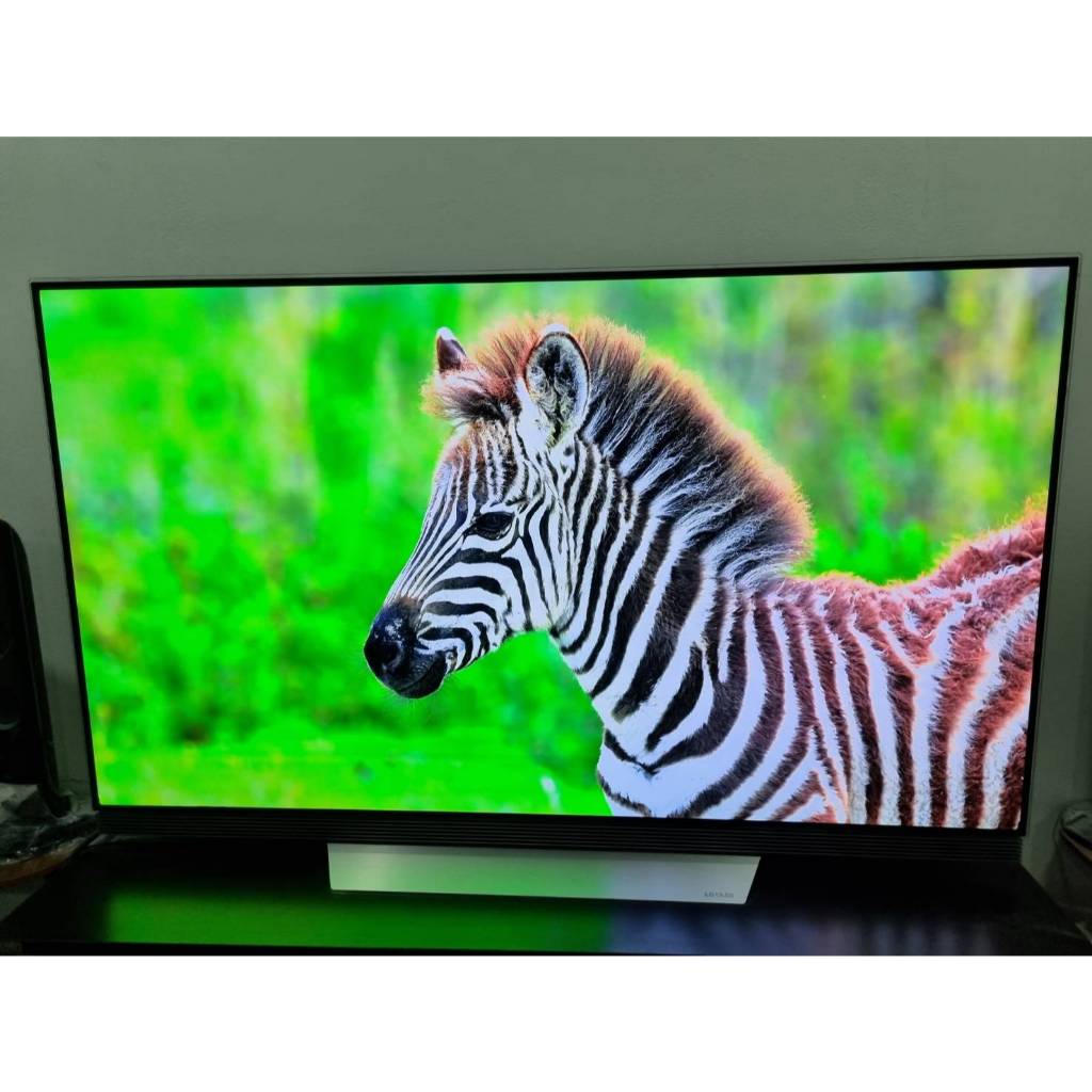 LG 65 นิ้ว 65E7T OLED 4K SMART TV WEBOS ลำโพง Sound Bar (ตำหนิ Burn in LOGO 30% สีเลอะ) กล่องไม่ตรงร