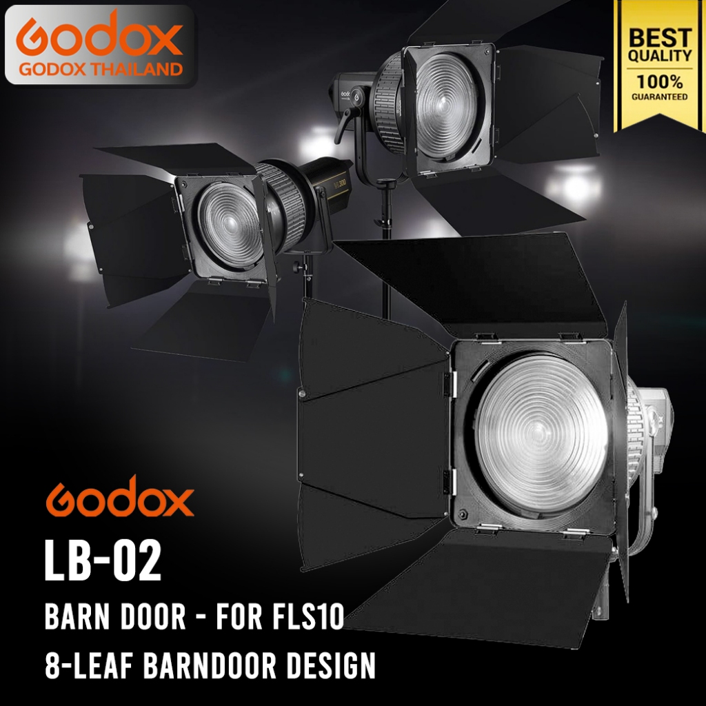 Godox Barn Door LB-02 For Fresnel Lens FLS10  / Godox Thailand