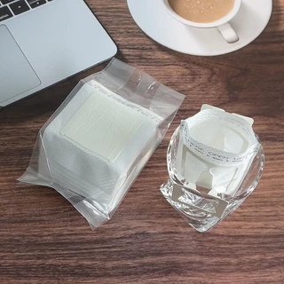 กระดาษกรองกาแฟหูแขวน ถุงดริปกาแฟ ถุงกรองกาแฟดริป แบบมีหูแขวน 50Pcs Drip Coffee Filter Bag