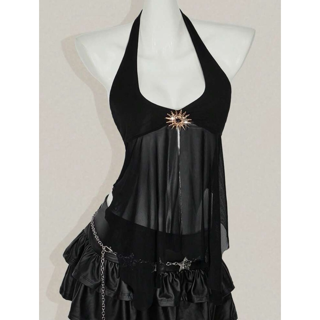 KOBE รุ่น CeO 🤍 เสื้อคล้องคอ ผ้าชีฟอง สวยแพงมากก 🤍 พร้อมส่งจากไทย 🇹🇭