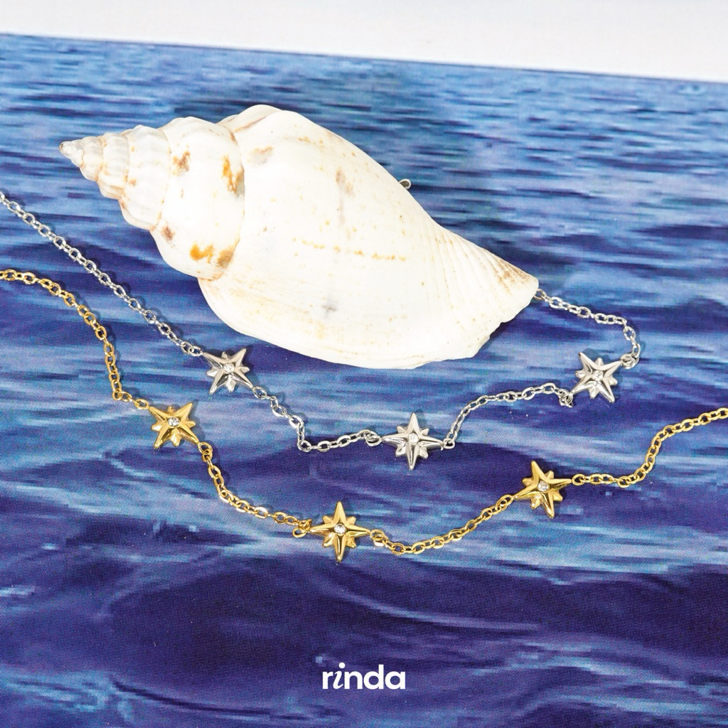 RINDA - Twilight Drift bracelet (GOLD/SILVER) (STAINLESS STEEL)