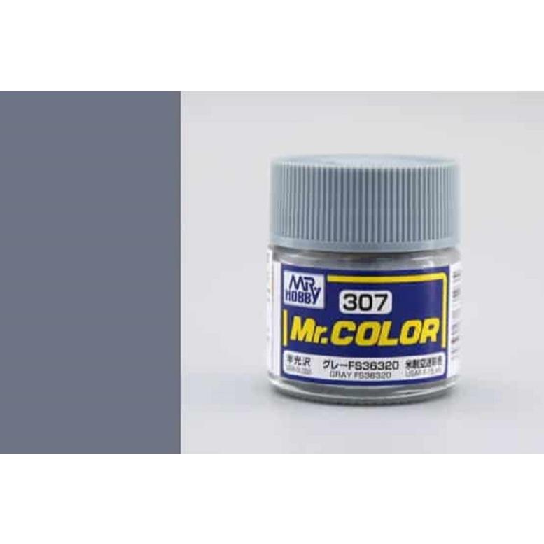 Mr Color, Mr Hobby C307 สี Gray FS36320 (ของแท้จาก GSI JAPAN) 10ml