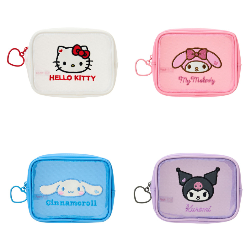 กระเป๋าใส่เครื่องสำอางค์ Sanrio แบบตาข่าย