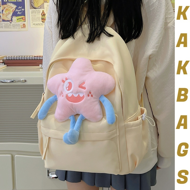 กระเป๋าเป้ กระเป๋าเป้ผู้หญิง กระเป๋าเป้สะพายหลัง น่ารัก เหมาะสำหรับนักเรียนหญิง