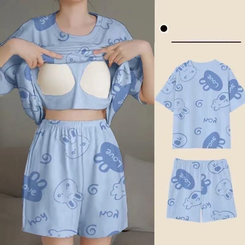 ชุดนอนผ้าคอตตอนนุ่ม ใส่สบายทุกคืน พร้อมส่งด่วน ราคาพิเศษ รหัส QZ