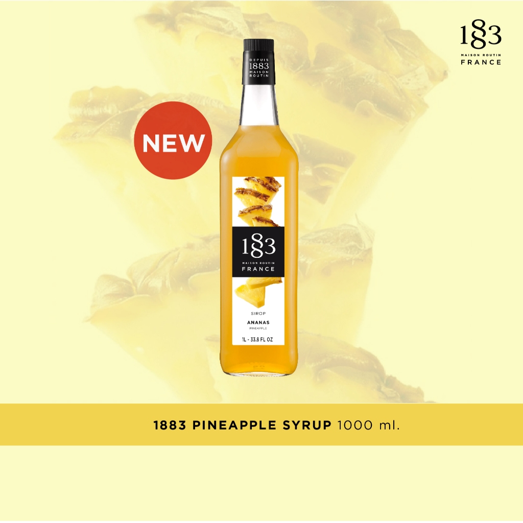 1883 Syrup น้ำเชื่อมกลิ่นสับปะรด 1000 มล. (1883 PINEAPPLE SYRUP 1000 ml.)