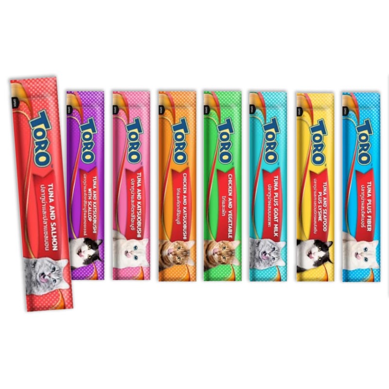 (ลดล้างสต็อก) TORO Lickable Cat Treats ขนมแมวเลีย โทโร่ รูปที่ 2