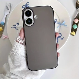 เคสใสด้าน for เคสไอโฟน11 iphone 15 16 17 Pro MAX เคสไอโฟน 13 12 Pro max 11 เคส Ultra Thin Anti-Drop โทรศัพท์นุ่มปกหลัง