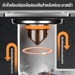 ☄️ฝาปิดท่อระบายน้ำแม่เหล็ก กันกลิ่น กันแมลง ใช้ได้ทุกขนาด ติดตั้งง่าย ฝาปิดท่ออาบน้ำ ฝาท่อน้ำ