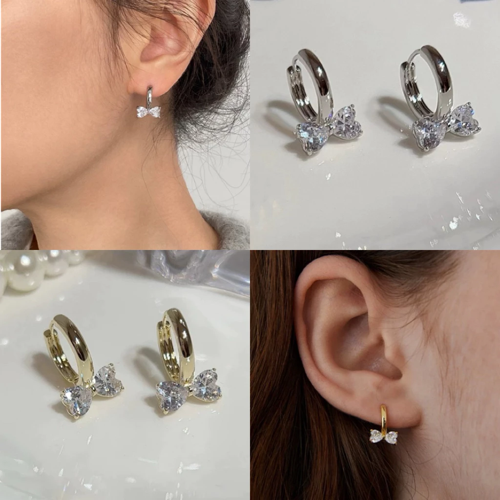 🎀มีส่งด่วน🎀 ต่างหูห่วง ต่างหูเงิน 1คู่/พร้อมส่ง