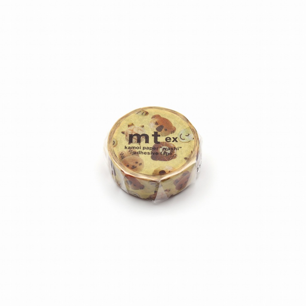 mt masking tape animal face bread (MTEX1P256) / เทปตกแต่งวาชิ ลาย animal face bread แบรนด์ mt masking tape ประเทศญี่ปุ่น