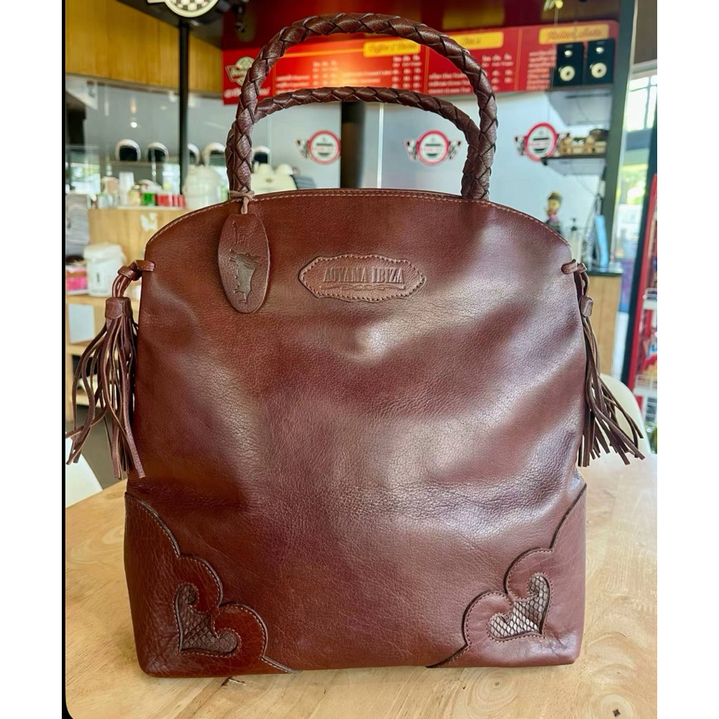 กระเป๋าหนังกระทิง แบรนด์ IBIZA