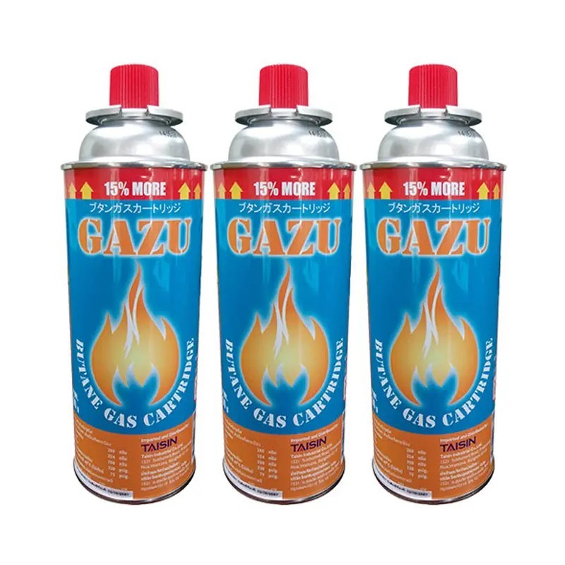 กาซู่ แก๊สกระป๋อง 250 ก. x 3 กระป๋อง