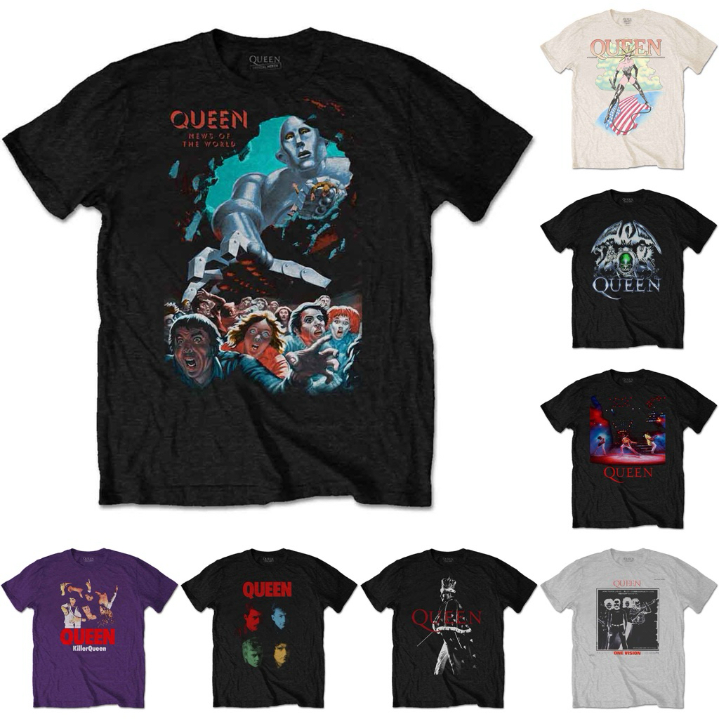 ⚠️เปิด PREORDER เสื้อวงดนตรี Queen T-Shirt ลิขสิทธิ์ของแท้ UK 🇬🇧🤘🔥