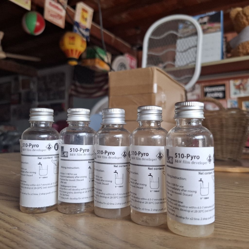 น้ำยาล้างฟิล์มกระดาษขาวดำ510 pyro