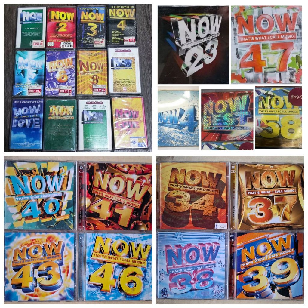 💿เทป/ซีดี/แท้/มือ2⭐NOW 1 2 3 4 5 EX🎤LOVE DIARY🎤I LOVE U2 🎤MTV MOST WANTED🎤SUPER HITS FRESH⭐EMI