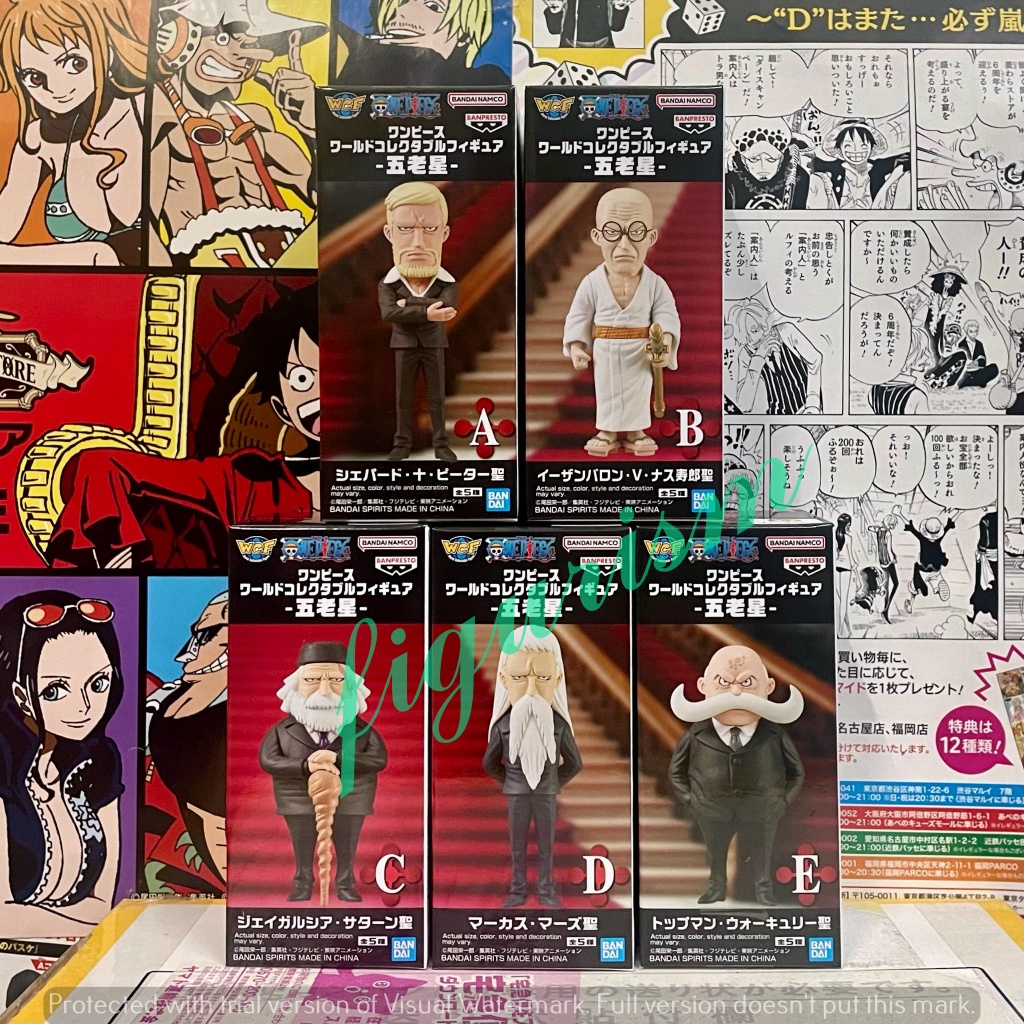 🔥 WCF Gorosei Five Elders 5 ผู้เฒ่า one piece วันพีซ 🔥 แท้ ลิขสิทธิ์ญี่ปุ่น💯