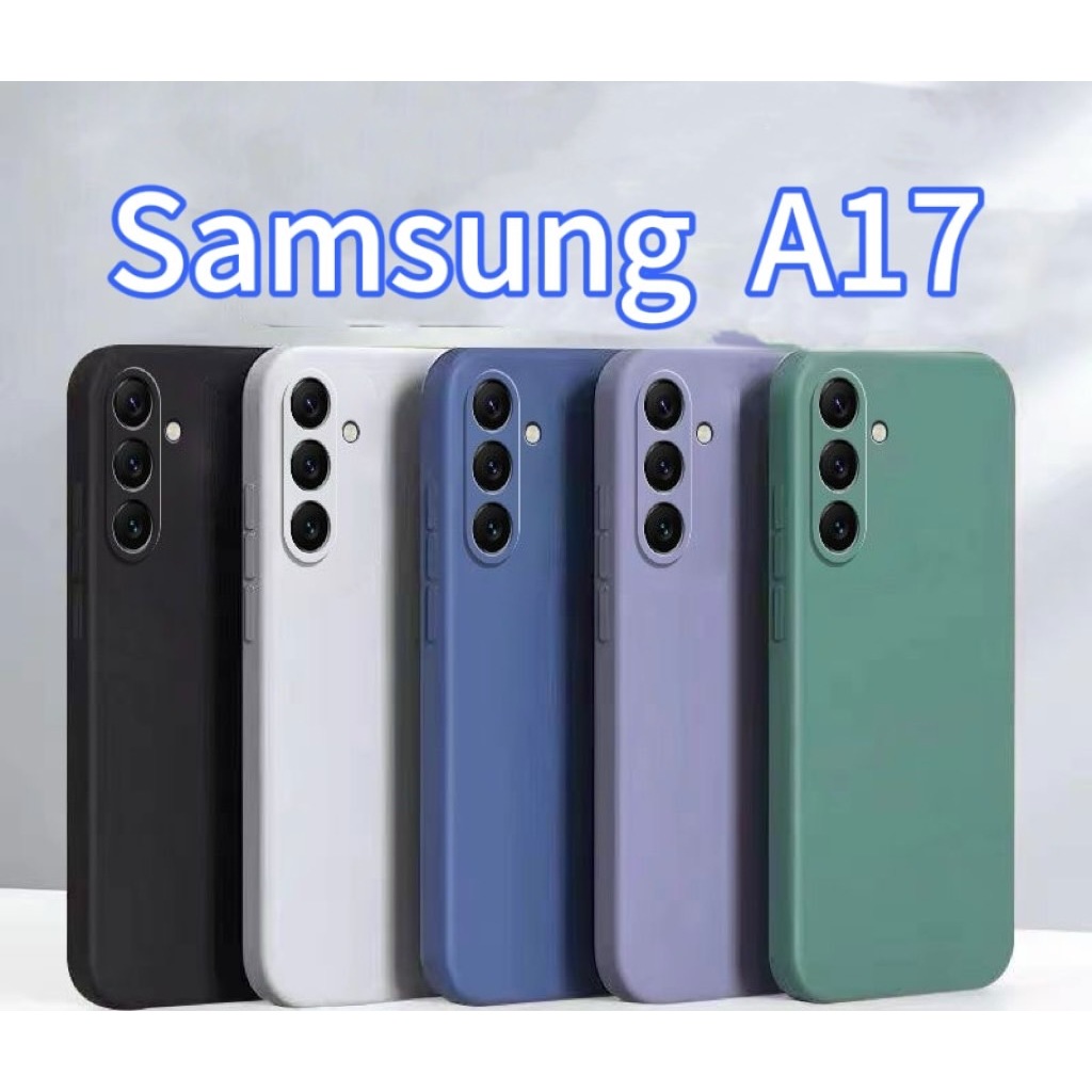 เคส ซิลิโคน นิ่ม สำหรับ Samsung A17 S24FE S25FE A26 A36 A56 A16 A05S  เคส กำมะหยี่ สีพื้น กันกระแทก