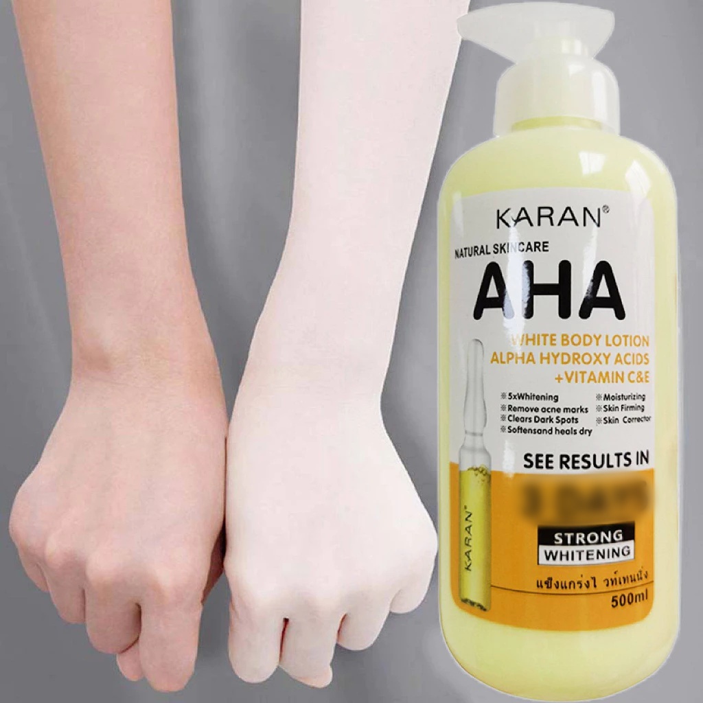 ครีมทาผิว Body Lotion คลีมทาผิว โลชั่นผิวขาว ทาผิวขาว ผิวขาวใส ฟื้นฟูผิวแห้งเสียให้อิ่มน้ำ 500ML