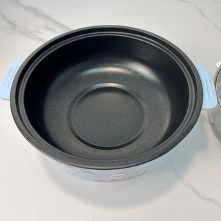 (ลูกค้าใหม่ 1 บาท) หม้ออเนกประสงค์ หม้อไฟฟ้า หม้อสุกี้ ต้ม ผัด แกง ทอด 22 CM เทปล่อน
