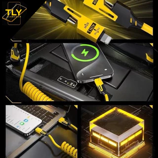 สายชาร์จ 4 in 1 รุ่น Fast ชาร์จ 65w สายชาร์จ65w 4in1 สายชาร์จUSB-Type-C Type-C สายชาร์จเร็ว65W