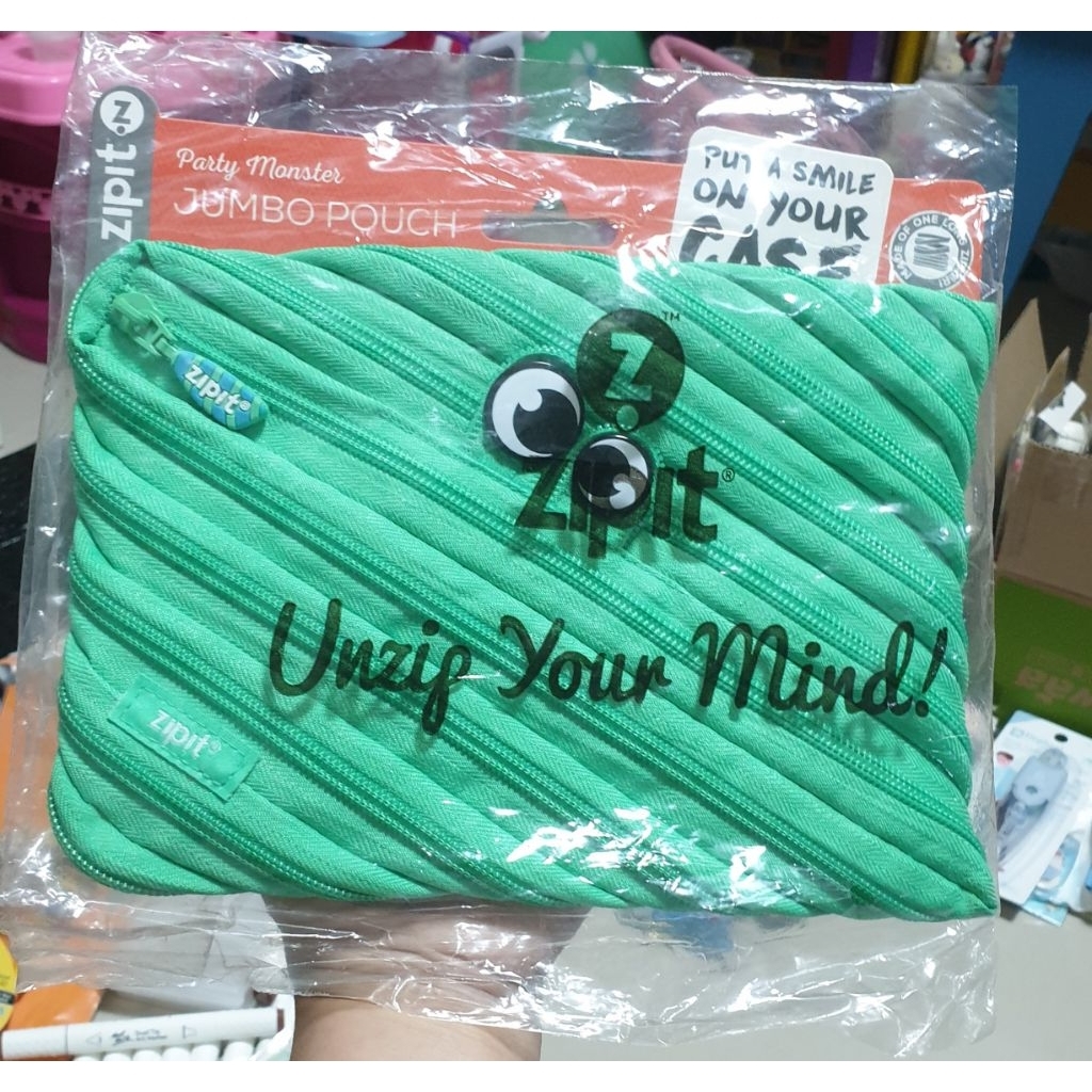 กระเป๋าดินสอ/เครื่องสำอางค์ZIPITแท้ สีสวยน่าใช้มากมาก