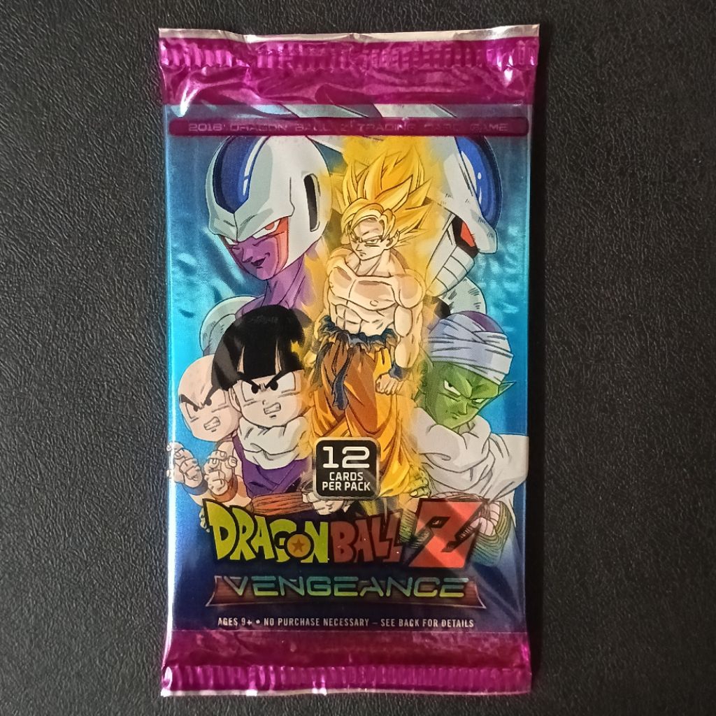 (Sealed Pack) ซองสุ่มการ์ดเกม อนิเมะดราก้อน บอล PANINI DRAGON BALL Z : VENGEANCE TRADING CARD GAME (TCG)