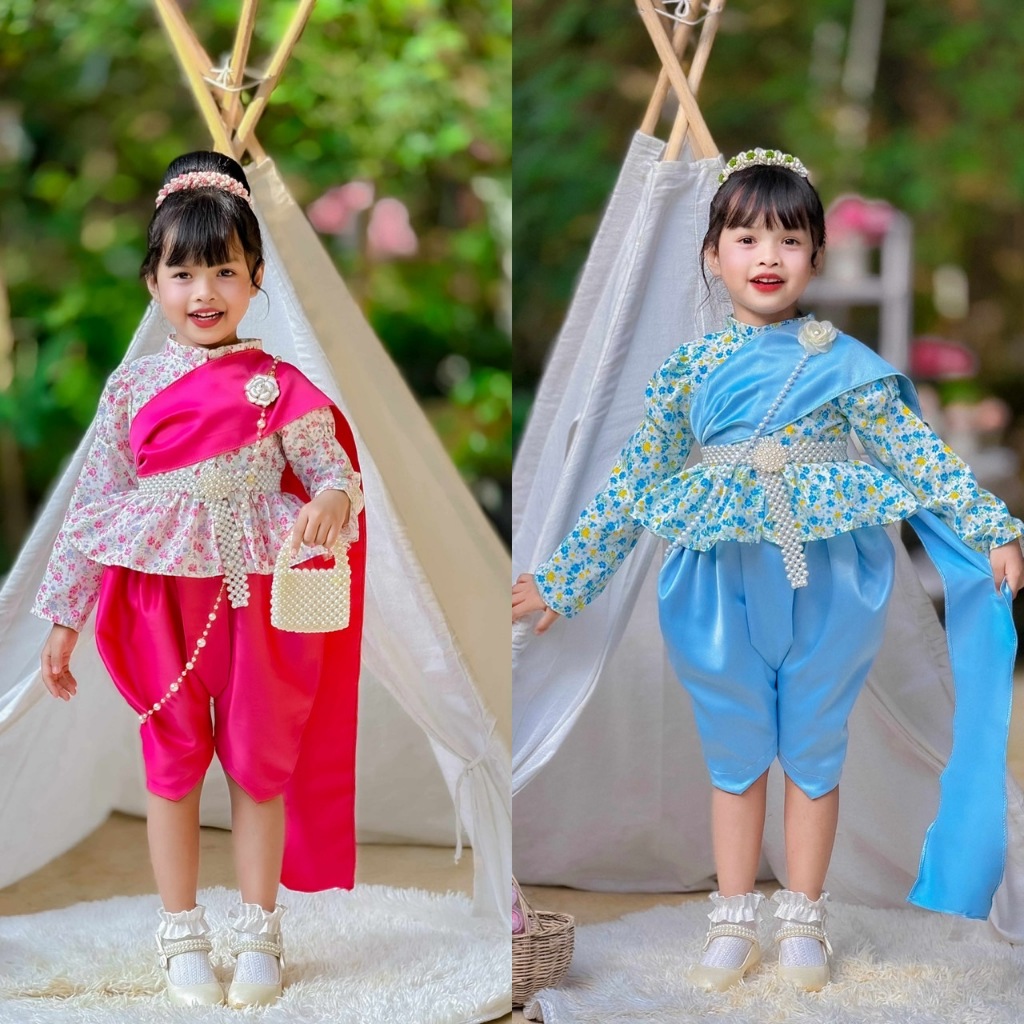 🌸ชุดไทยจิตรดา พิกุลแก้ว 🌸น่ารักสดใส มาก ผ้าใส่สบายๆ❤️