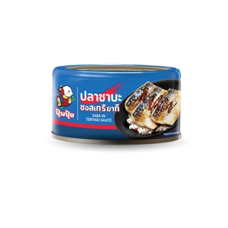 ปุ้มปุ้ย ปลาซาบะในซอสเทริยากิ (SABA IN TERIYAKI SAUCE) จำนวน 6 กระป๋อง