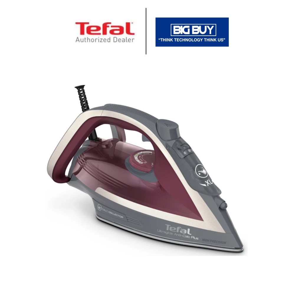 TEFAL เตารีดไอน้ำ ULTRAGLIDE ANTI CALC PLUS รุ่น FV5875 2800 วัตต์ รับประกันศูนย์ 2ปี