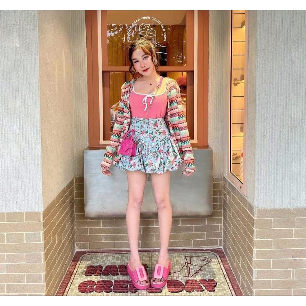 Jidapa style เซต3ชิ้น size m.ป้าย vally girl.